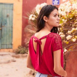 Sezane Livia T-Shirt Fucshia (M) NWT